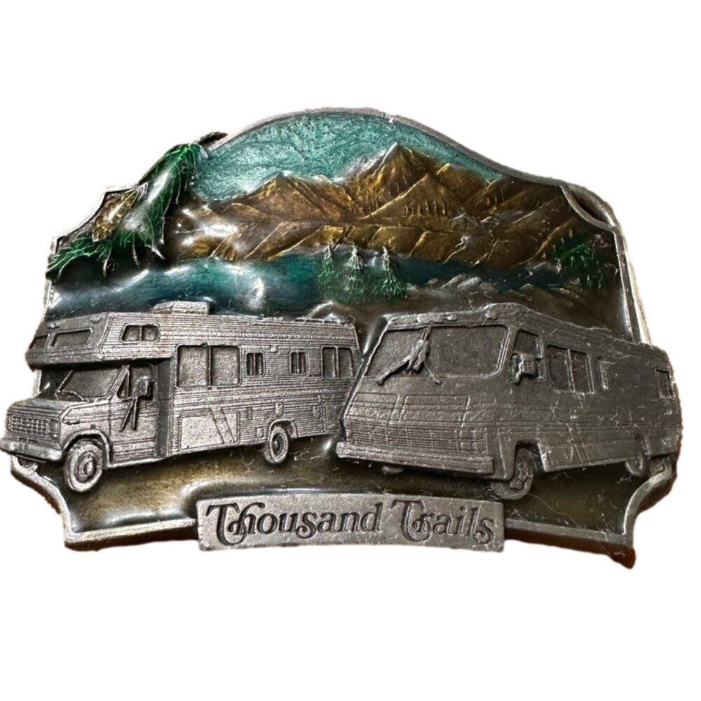 Thousand Trails Buckle numbered 732 of 1000 Vintage